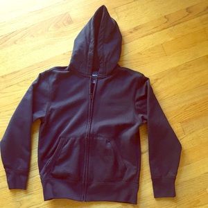 Navy blue Gap kids zip up hoodie.